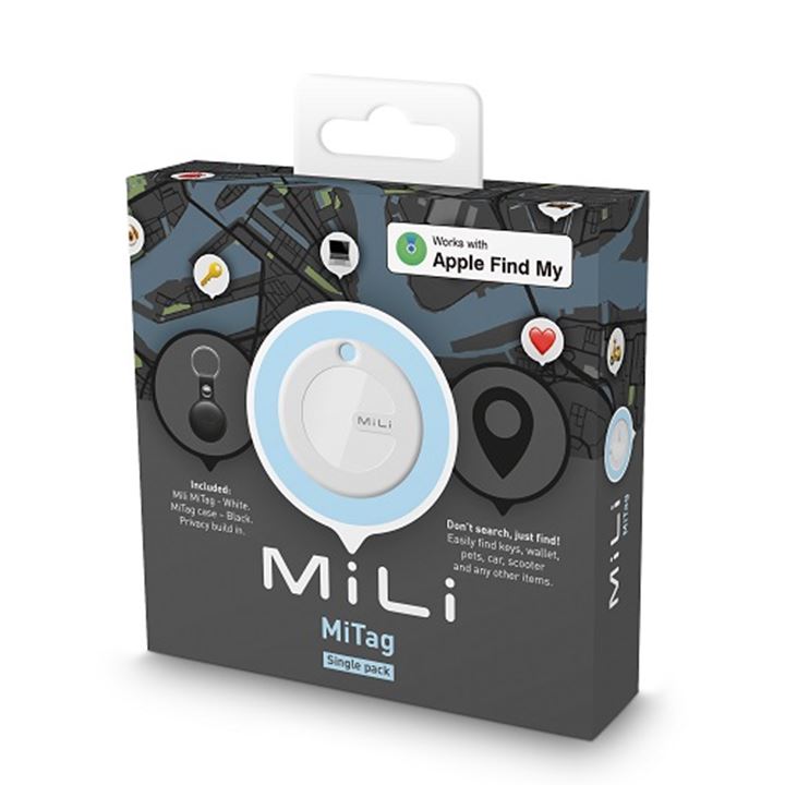 MiLi MiTag Sensor + Leren Case (1 stuk)