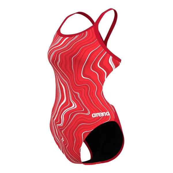 Arena Challenge Back Marbled Swimsuit Women