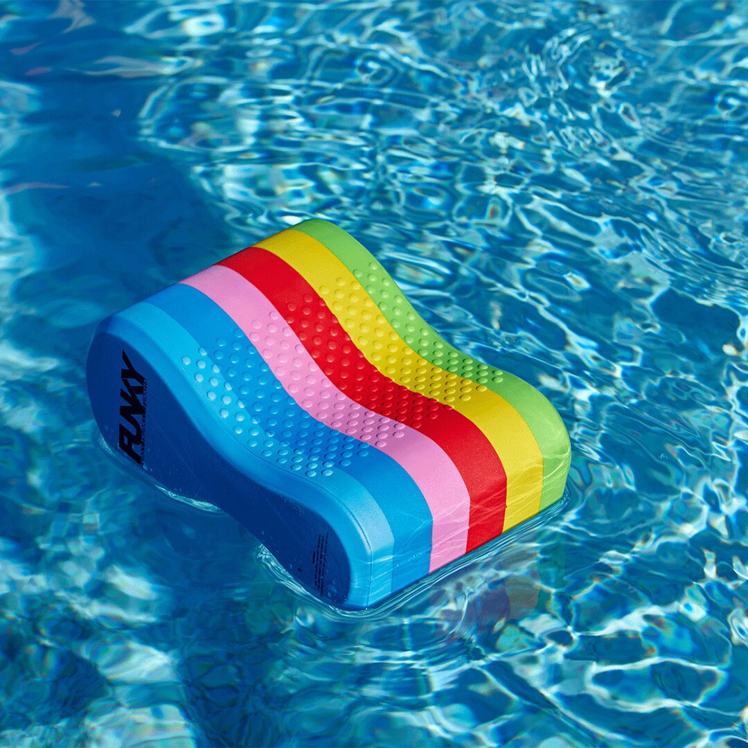 Funky Accessories Elite Squad Pull Buoy Rainbow Racer