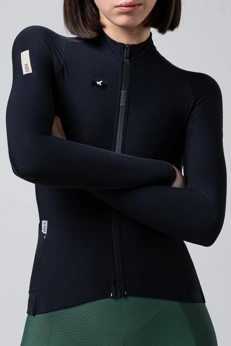 TIGHTS MANGA LARGA PACER SOLID MUJER JET BLACK