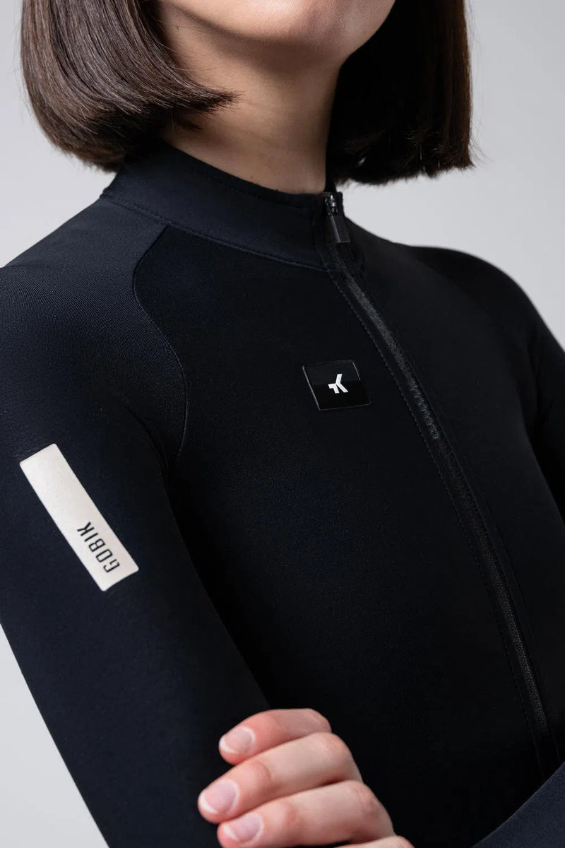 TIGHTS MANGA LARGA PACER SOLID MUJER JET BLACK