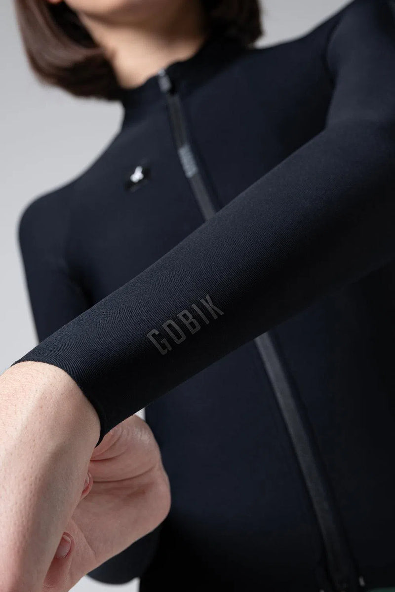 TIGHTS MANGA LARGA PACER SOLID MUJER JET BLACK