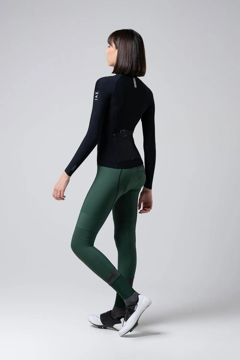 TIGHTS MANGA LARGA PACER SOLID MUJER JET BLACK