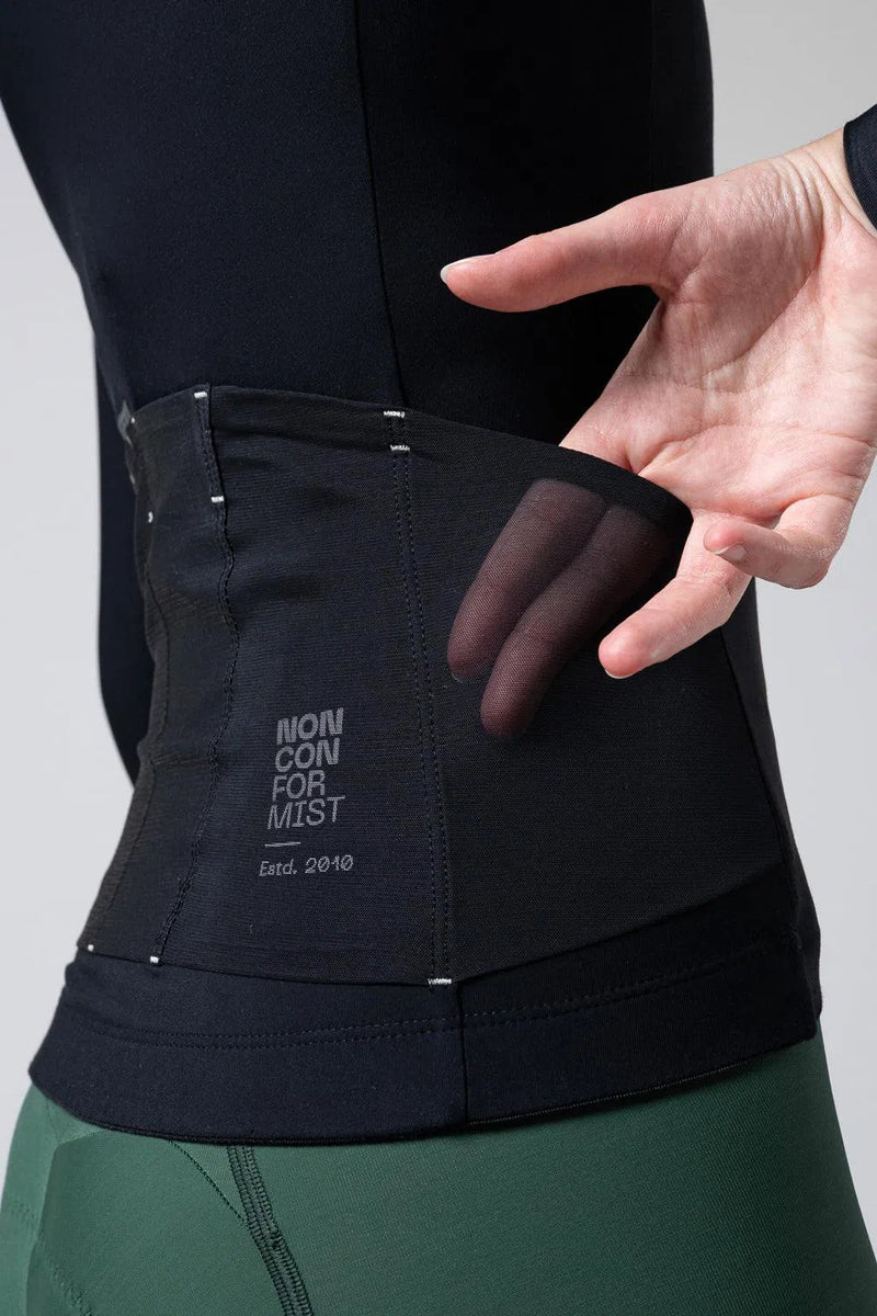 TIGHTS MANGA LARGA PACER SOLID MUJER JET BLACK