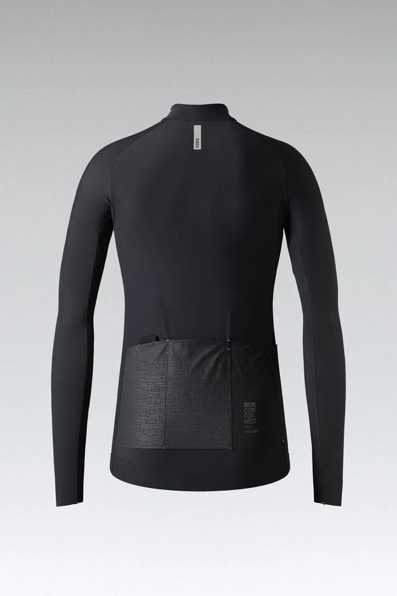 TIGHTS MANGA LARGA PACER SOLID MUJER JET BLACK