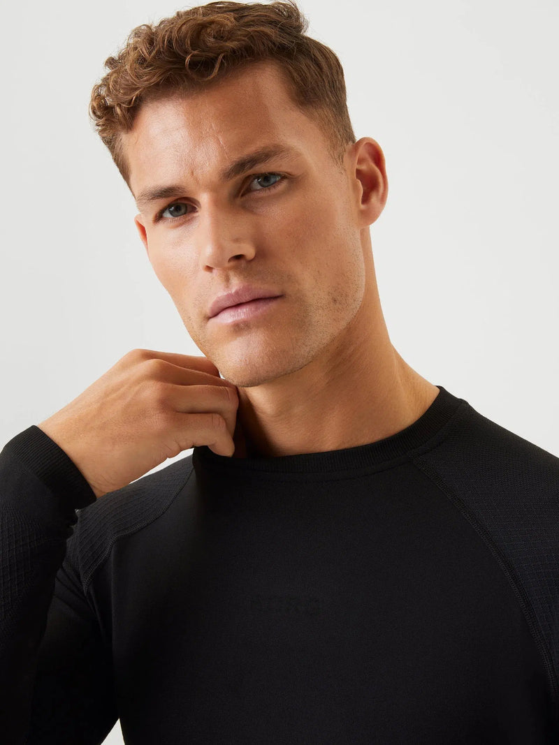 Bjorn Borg Maglietta da corsa a maniche lunghe senza cuciture Uomo