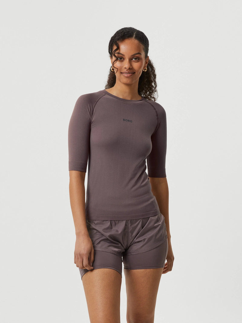 Bjorn Borg Maglietta da corsa senza cuciture Donna