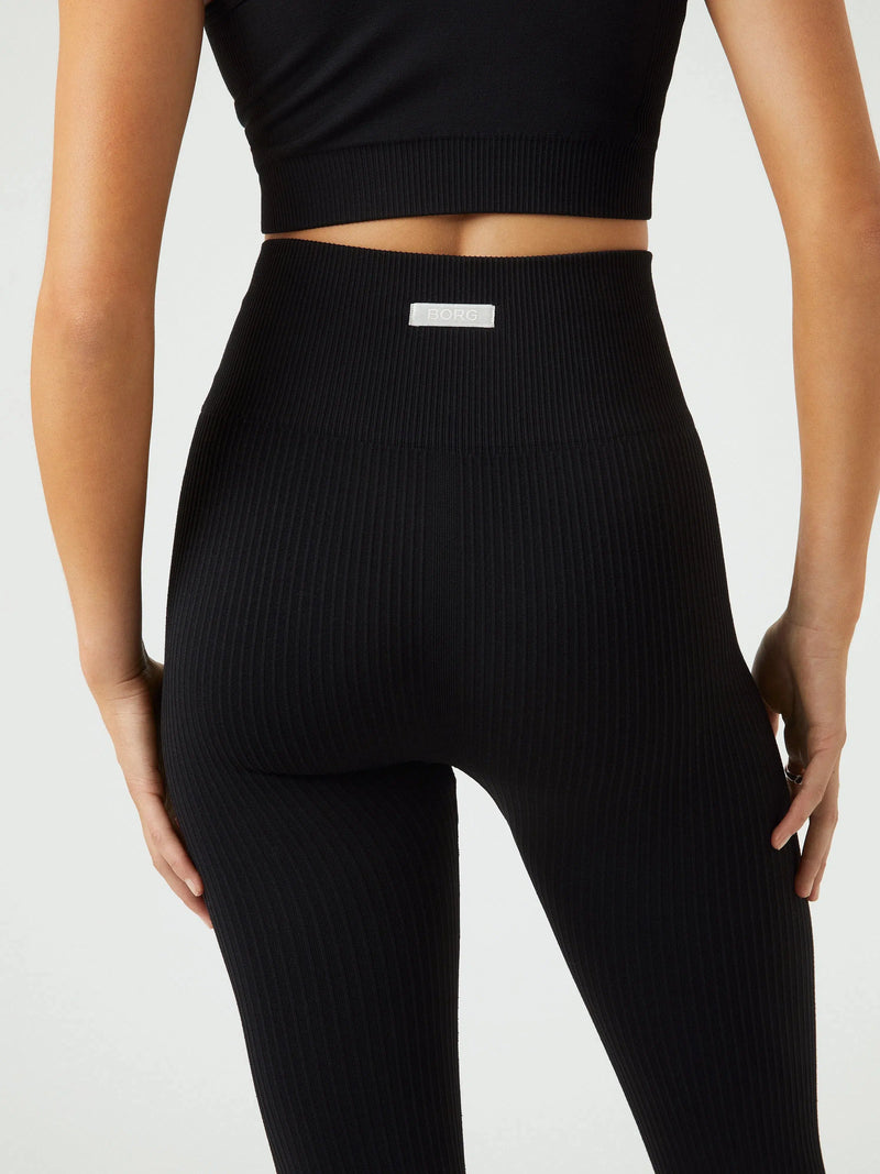 Bjorn Borg Studio Seamless Rib Tights Women