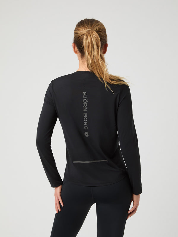 Bjorn Borg | Borg che corre t-shirt maniche lunghe da piuma signore