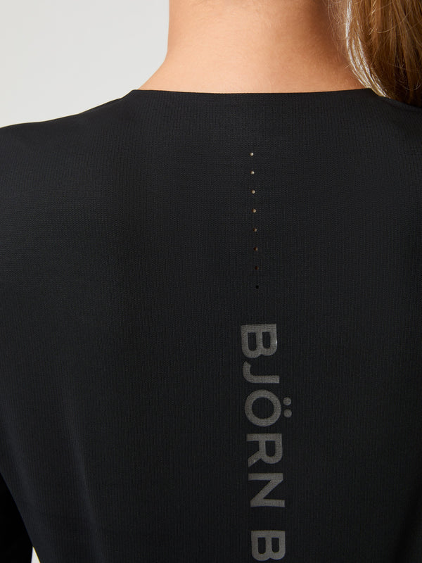 Bjorn Borg | Borg che corre t-shirt maniche lunghe da piuma signore