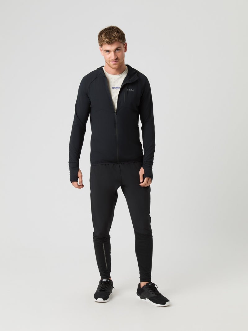 Bjorn Borg | Borg corriendo a la capa media de capucha