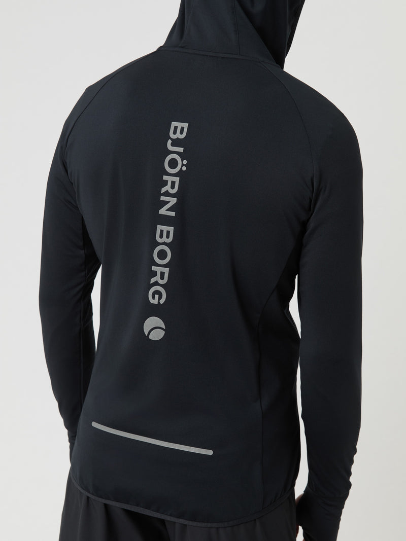 Bjorn Borg | Borg corriendo a la capa media de capucha