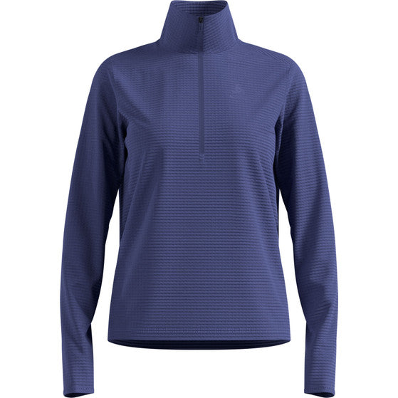 Odlo Media capa 1/2 cremallera ESSENTIAL THERMAL Running & Training Mujer - Azul Skipper