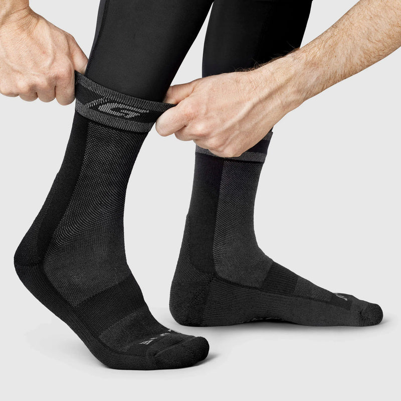 Grabb Merino Winter bicycle socks