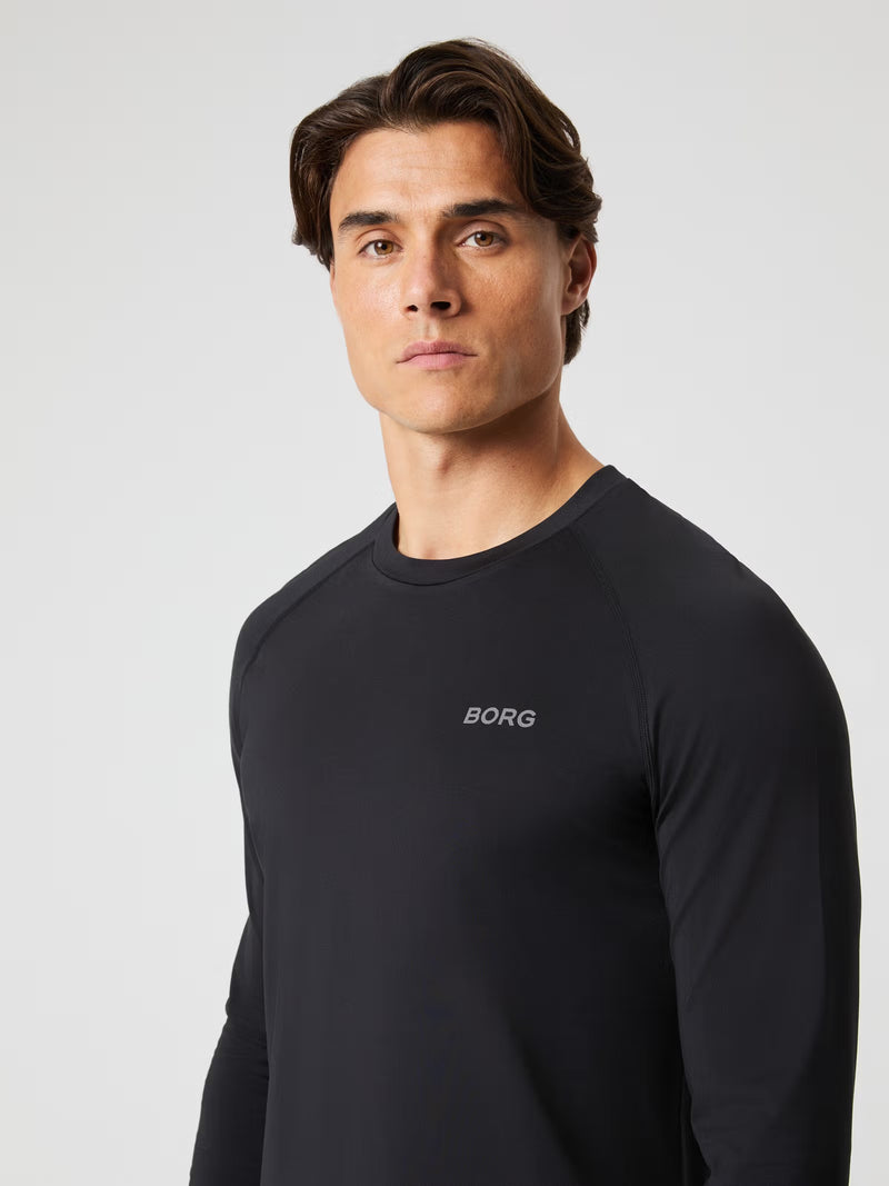 Borg Performance Long Sleeve Brushed T-Shirt