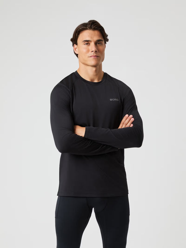 Borg Performance Long Sleeve Brushed T-Shirt