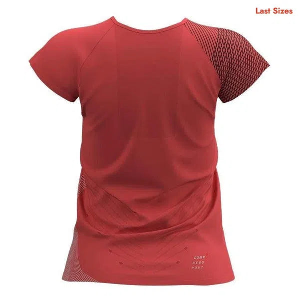 Compressport Performance Dames Korte Mouwen T-shirt Coral
