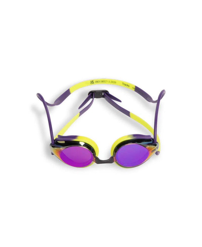 Arena Tracks Mirror Swimming Glasses