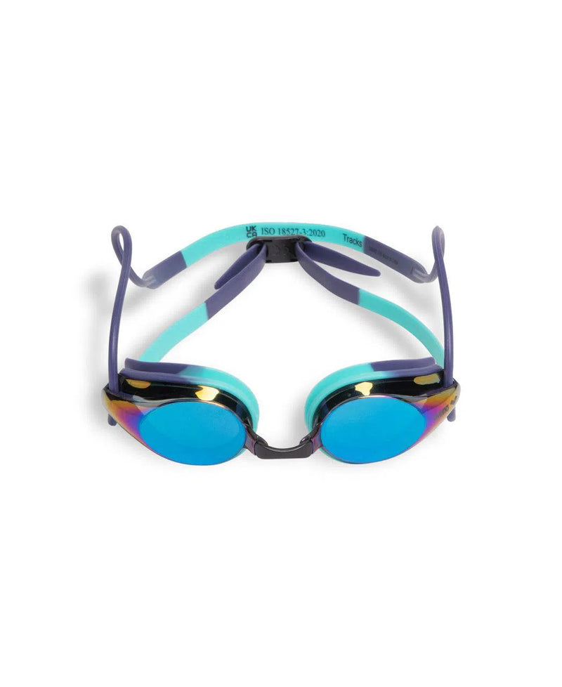 Arena Tracks Mirror Swimming Glasses