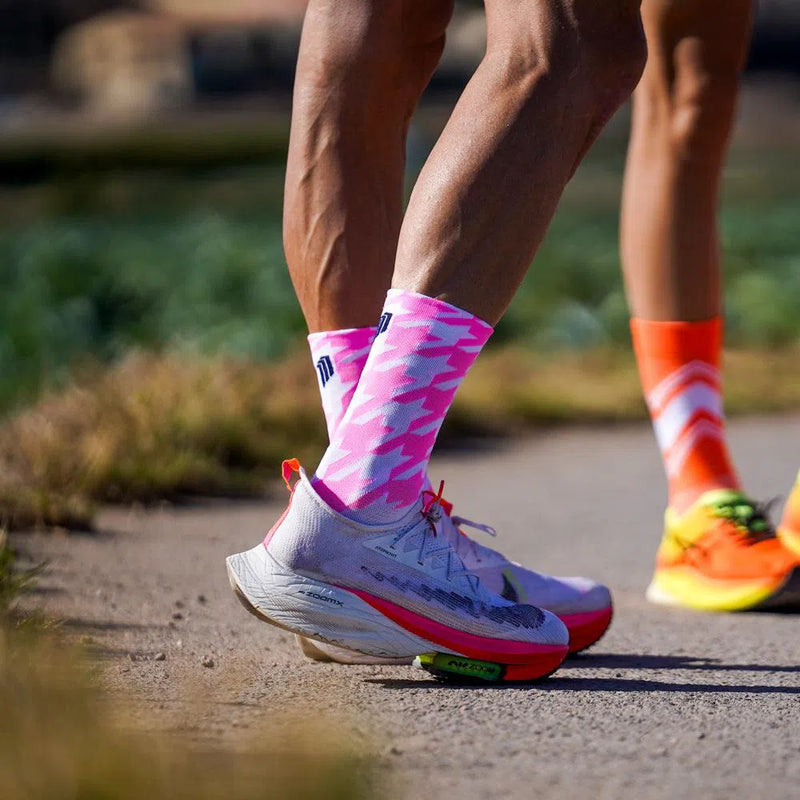 Sporcks Flow Pink Running Socks