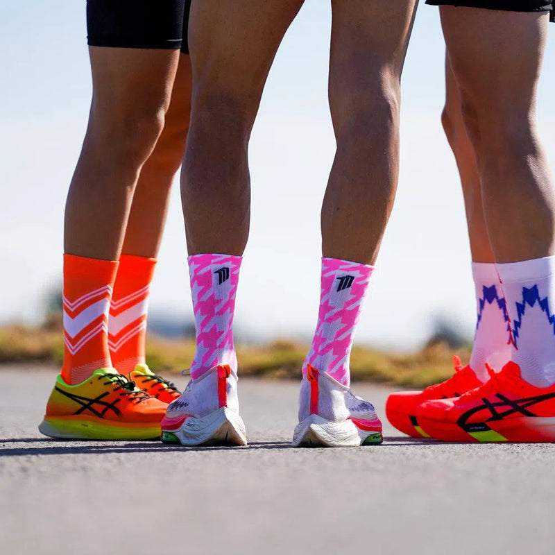 Sporcks Flow Pink Running Socks