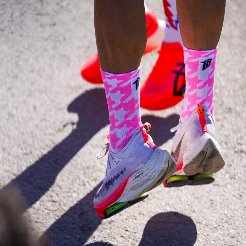 Sporcks Flow Pink Running Socks