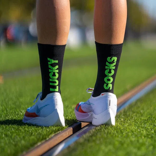 Sporcks Lucky Running Socks Black