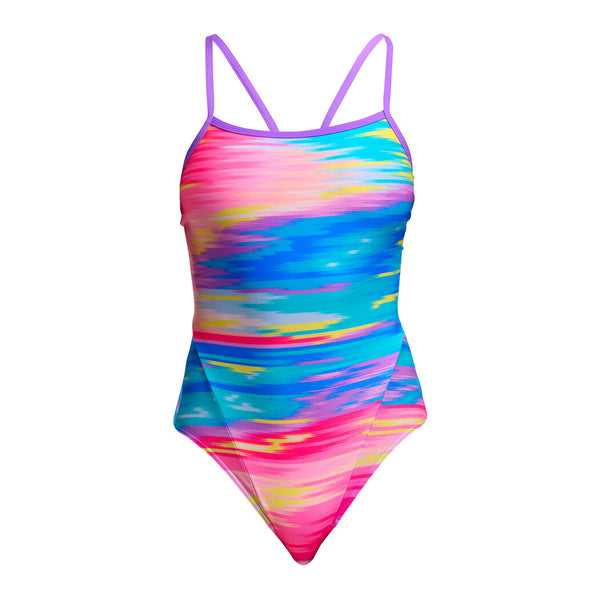 Costume da bagno Funkita One Piece Tropic Wash con cinturino singolo da donna
