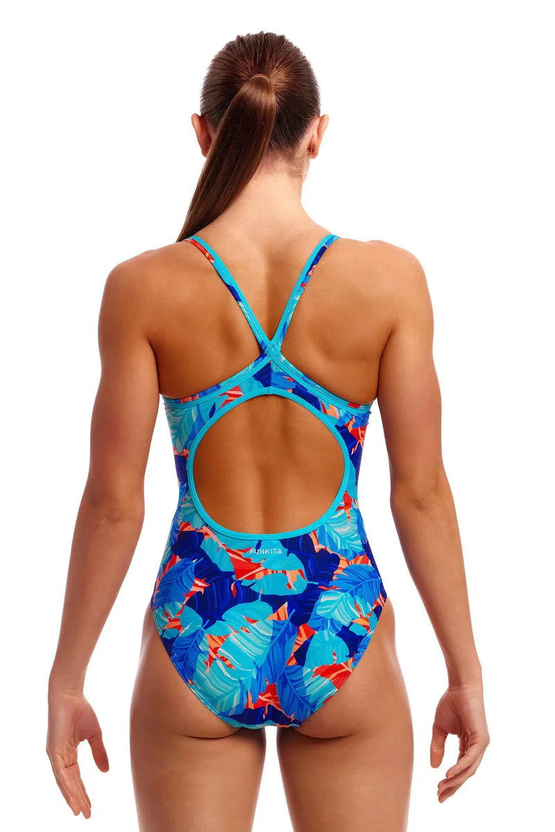 Funkita One Piece Diamond Back Lotsa Leaves Swimsuit Women