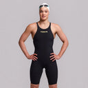 Funkita Kneeskin Apex Viper Black Mint Zwempak Dames