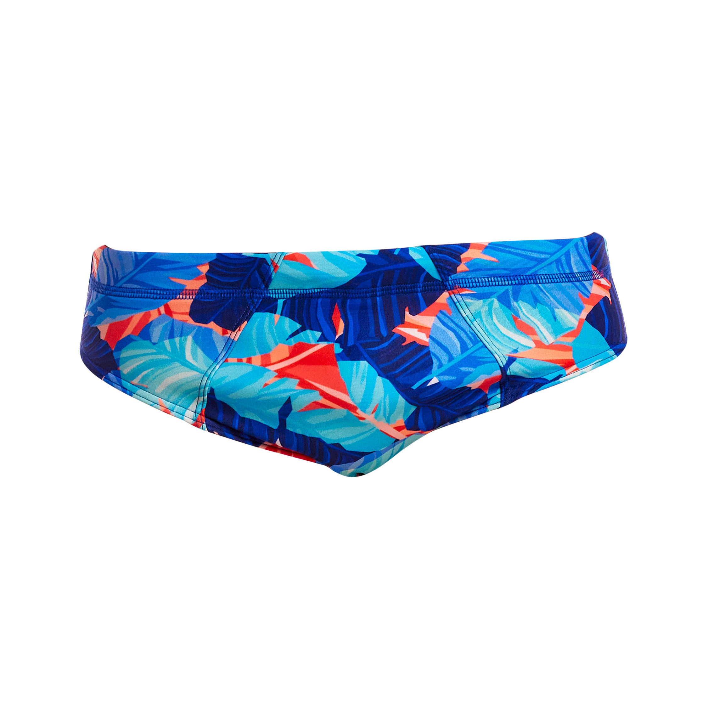 Funky Trunks Letter Seamed Lotsa Leaves Swimming Trunks Men