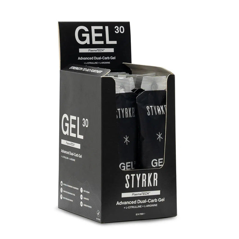 STYRKR Gel30 Dual-Carb Energy Gel Box (12x72gr)