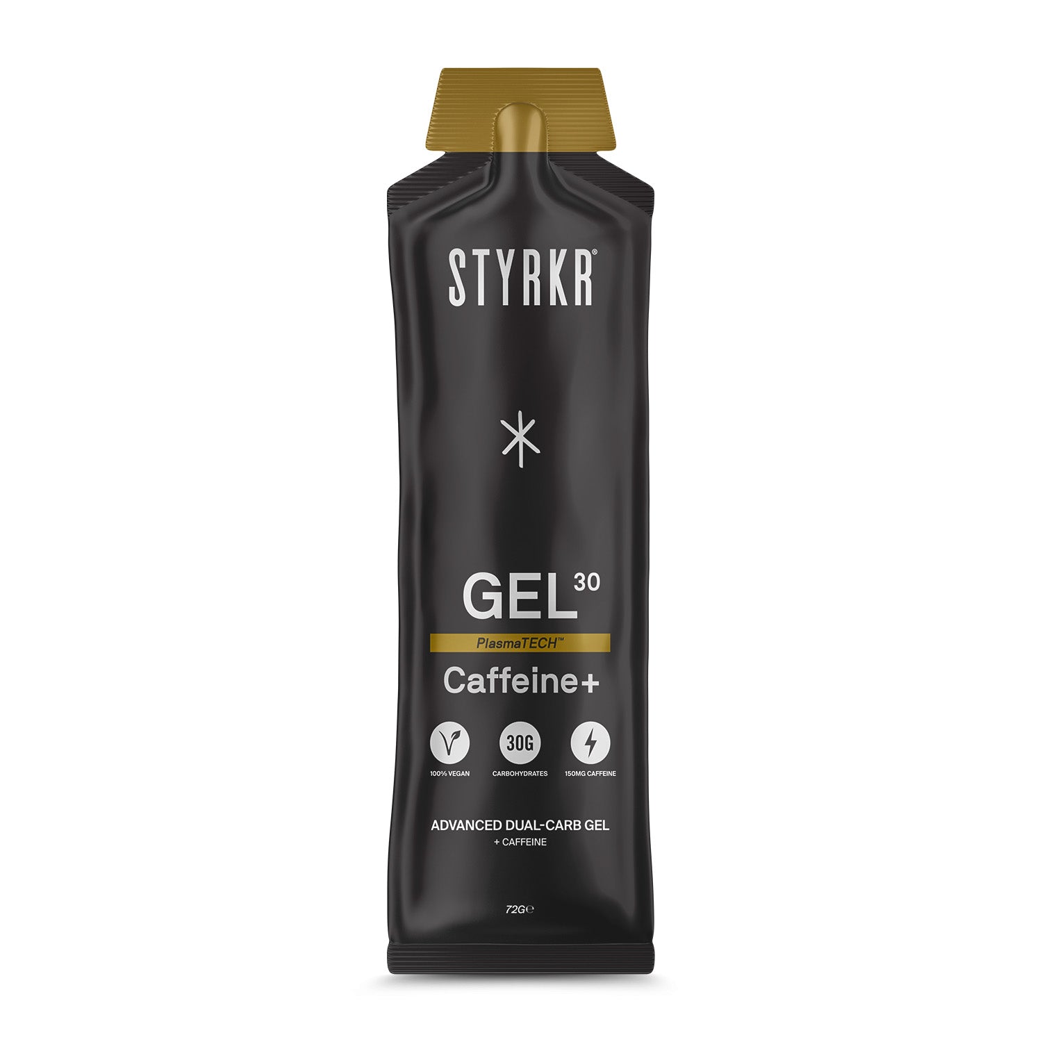 STYRKR Gel30 Dual-Carb Energiegel Caffeine 150mg (72gr)