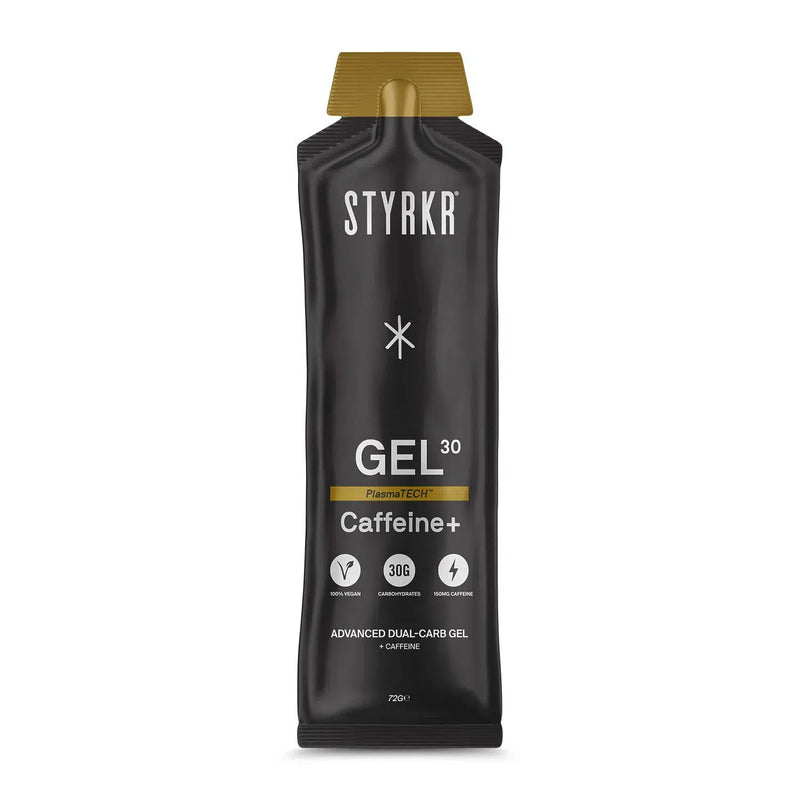 STYRKR Gel30 Dual-Carb Energy Gel Caffeine 150mg Box (12x72gr)
