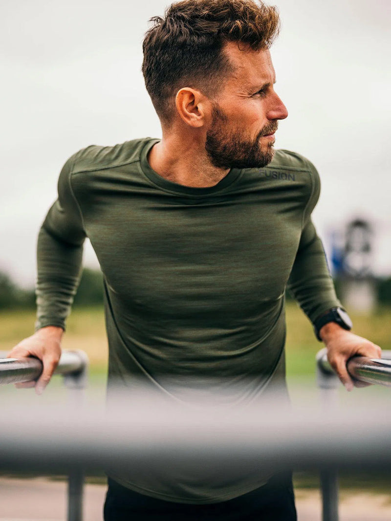 FUSION C3 Langärmliges Laufshirt Herren