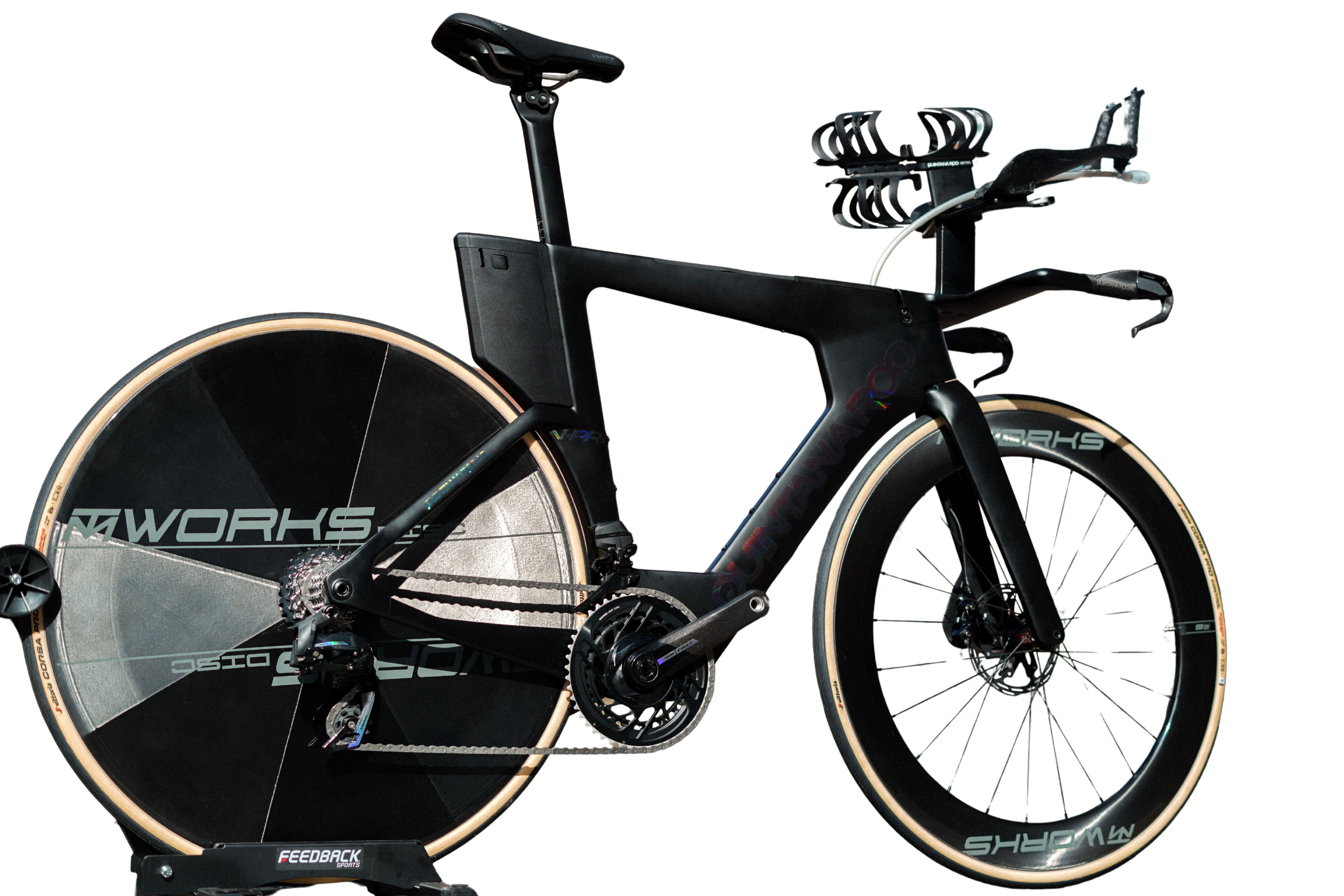Quintana Roo V-PRi Triathlonfiets Matte Black / Holo Black