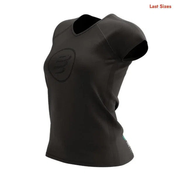 Compressport Training Short Sleeve T-shirt Black Black Edition Women