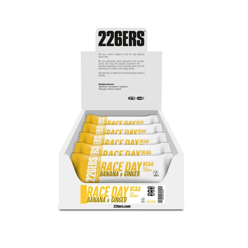 226ERS Race Day Bar BCAAs Energy Bar Box (30x40gr)