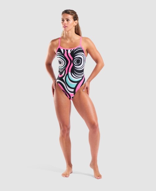 Arena Illusion Swimsuit Challenge Back Damen 