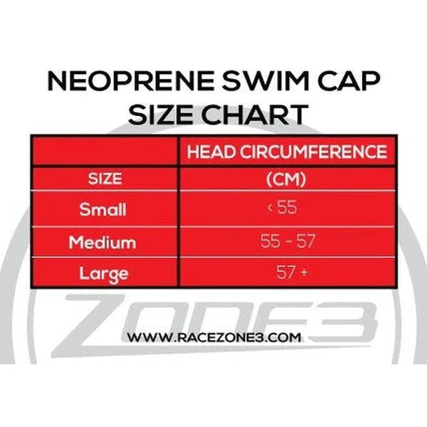 Zone3 Neopreen Zwemmuts met strap