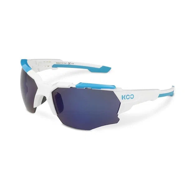 Kask Koo Orion Fietsbril Wit - Lichtblauw