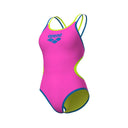 Arena One Double Cross Back One Piece Badpak Dames
