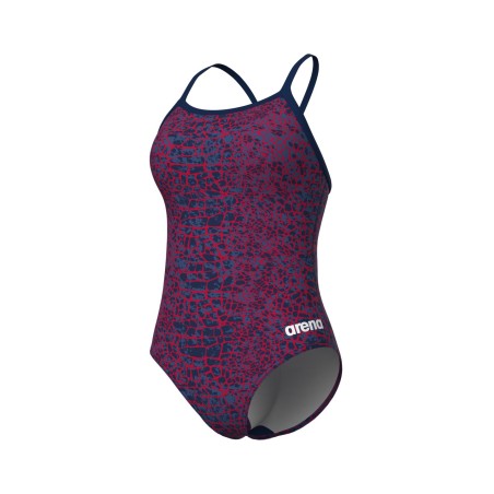 Arena Snakeskin Badeanzug Lightdrop Back Damen 