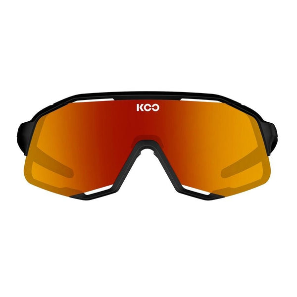 Kask Koo Demos Fietsbril Mat Zwart - Rood Mirror CAT.2 - VLT 23%