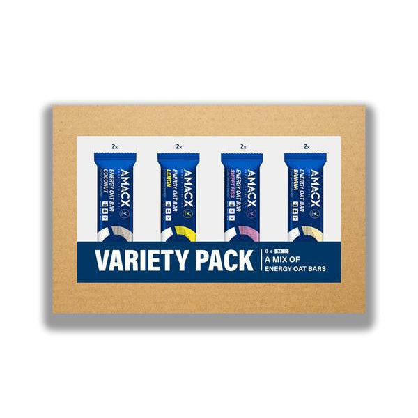 Amacx Variety Pack Energy Oat Bar Energierepen (8 stuks)