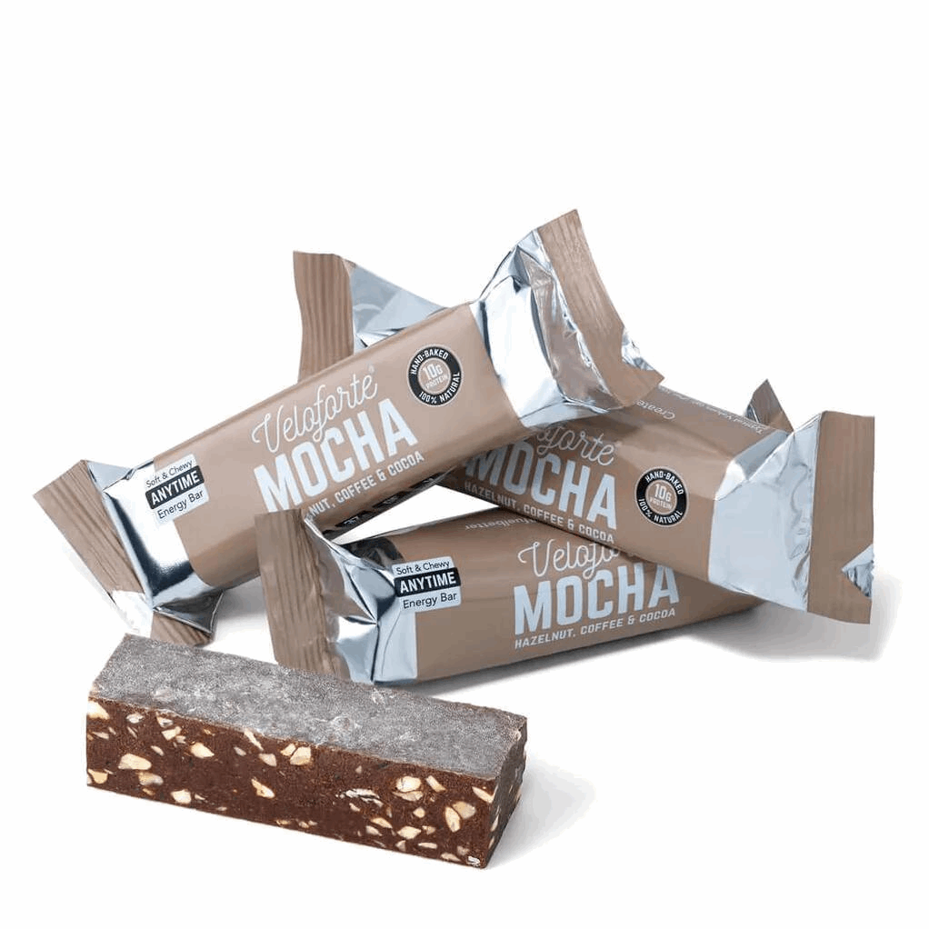 Veloforte Mocha Protein bar: Hazelnut, Coffee and Cocoa